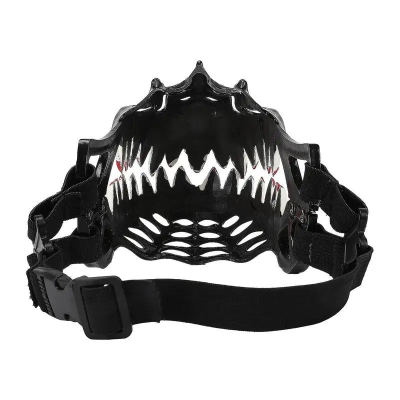 Halloween Dog Muzzle With Teeth Creepy Dog Costume With Large Teeth Spooky Prop Halloween Dog Costume Hilarious Dog Muzzle