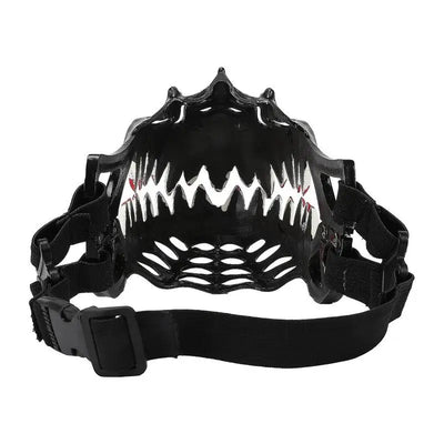 Halloween Dog Muzzle With Teeth Creepy Dog Costume With Large Teeth Spooky Prop Halloween Dog Costume Hilarious Dog Muzzle