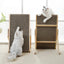 Cat Scratcher Wooden Frame Detachable Scrapers Bed 3 In 1 Cat Scratch Board Toys Training Grinding Claw for Cats Lounge Bed