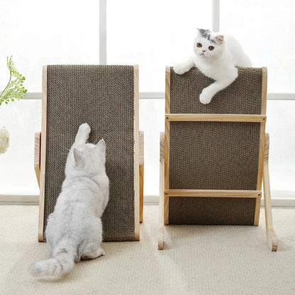 Cat Scratcher Wooden Frame Detachable Scrapers Bed 3 In 1 Cat Scratch Board Toys Training Grinding Claw for Cats Lounge Bed