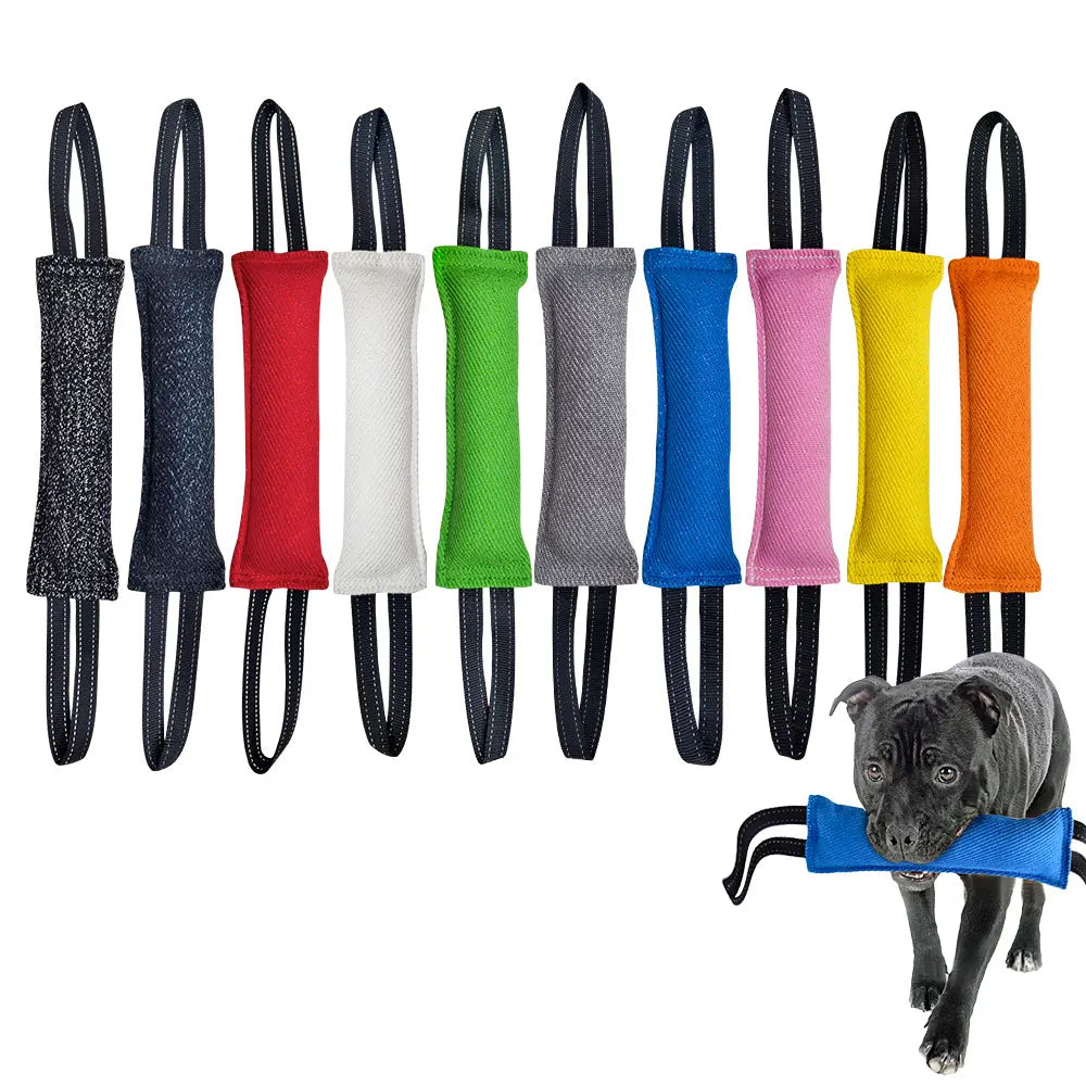 Dog Tug Toy Jute Bite Pillow Durable Training Equipment Interactive Training Toys For Large And Small Dogs