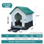 New Dog House Outdoor Waterproof Kennel All Seasons Indoor Dog House Outdoor Rainproof Sunscreen Medium and Large Dogs.