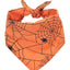 Dog Scarf Pet Costume Saliva Towel Adjustable Pumpkin Dog Scarf Triangle Pet Scarf Skull Washable For Boy Girl Toy
