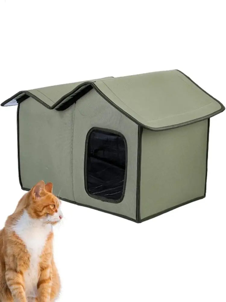 Outdoor Cat Shelter Large Winter Insulated Pet House Waterproof Detachable Cat Shelter Washable Cat Nest Pet House For Cat Dog