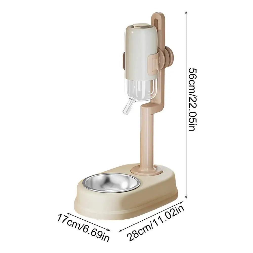 Food Water Automatic Feeders Automatic Feeders Dog Bowl Water Dispenser No-Drip Easy-Clean Automatic Feeder Pet Feeding Bowl For