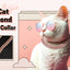 Dog Chain Collar Pink Diamond Cuban Link Necklace Metal Cat Chain Pet Crystal Collar Jewelry Accessories for  Dogs Cats