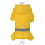 Dogs Raincoat Adjustable Puppy Dog Raincoat Waterproof 4 Legs Raincoat for Small Dogs Outdoor Pet Poncho with Reflective Strap