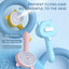 Steam Brush for Cats Rechargeable Handheld Electric Grooming Steam Brush Massage Brush with Ergonomic Handle 150mAh Battery