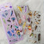 Shimmering 3D Gilding Sticker Set - Dragonfly, Jellyfish & Feather Designs - 3 Sheets/pack - Premium PET Decor for Notebooks, Sc