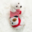 Luxury Designer Clothes for Dogs Cartoon Animal High Collar Winter Chihuahua Clothing Pet Keep Warm Winter Christmas Cat Sweater