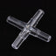 10pcs/lot 4mm TShaped Plastic Connector Aquarium Acessorios 2/3/4 ways Fish Tank Air Pump Connector Control Valve Air Pipe Tubes
