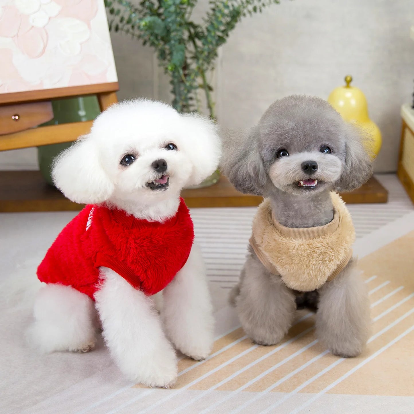 Warm Thermal Fleece Dog Winter Clothes Dog Sweater for Small Medium Dogs,Yorkie Chihuahua Fleece Vest Puppy Pullover Pet Apparel