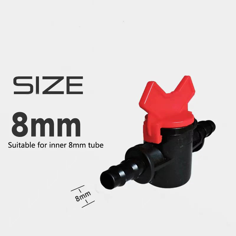 5/8/10/12/16mm Aquarium Air Water Regulator Flow Tube Pipe Divider Adjustable Water Pump Filter Volume Control Valve Check Valve