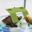 Turtle Basking Ladder Turtle Habitat Turtle Climbing Ramp Turtle Dock Floating for Reptile Terrarium Aquarium Accessory