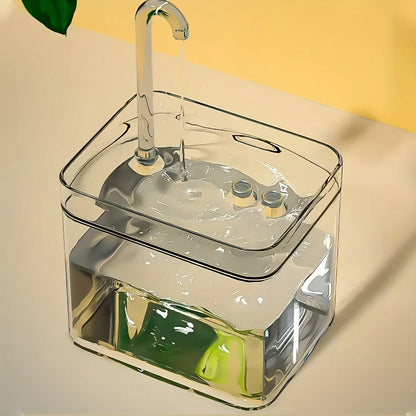 Ultra-Quiet Cat Water Fountain Filter Smart Automatic Pet Dog Water Dispenser&Burnout Prevention Pump1.5L Recirculate Filtrin