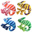 Dog Plush Toy Cross Border Plush Filled Striped Chameleon Lizard Squeaking Pet Toy Dog Toy Fleece Squeak Toys