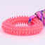 Interactive Training Dog Toys for Small Medium Dogs Rubber Spiked Ring with Rope Chewing Toys Dog Teeth Cleaning Pet Supplies