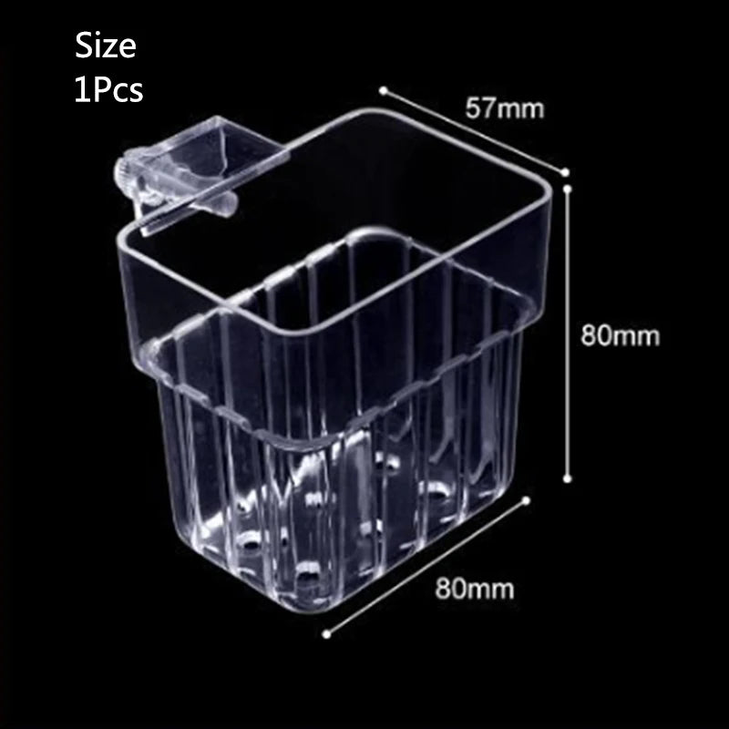 Aquarium Planting Basket Hydroponic Support Hangable Fish Tank Water Grass Cup Aquatic Plant Holder Wall Hanging Flower Pots