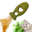 Catnip For Cat Toys Catnip Filled Cartoon Cat Teething Chew Toy Natural Catnip And Silvervine Cat Feather Kicker Toys For Indoor