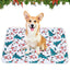 Reusable Puppy Pads Christmas Theme Pet Pee Pads Leak-Proof Puppy Pads Pee Pee Pads Super Absorbent Whelping Mat 60*45cm