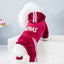 Pet Clothing Four-legged Fashion letter Pet Dog Clothes for Dogs Hoodie Sweatshirt One-piece Jumpsuit chihuahua clothes bulldog