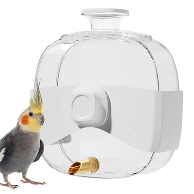 Bird Water Dispenser Parakeet Water Feeder Bird Waterer Automatic Bird Feeder Parrot Feeder 450ml Watering System Water