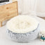 Donut Dog Bed for Large Dogs Plush Beds Pets Round Accessories Small Basket Sofa Baskets Pet Big Cushion Supplies Puppy Mat Cats