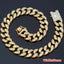 Dog Chain Diamond Cuban Collar,with Design Secure Buckle,Walking Metal Chain Collar,Pet Cat Cuban Collar Jewelry Accessories