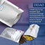 Mylar Bags With Oxygen Absorbers Mylar Bags For Food Storage With 100x400CC Oxygen Absorbers 3 Layers Thicken Resealable Bags
