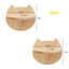 Cat Tree Wall Mounted Climbing Shelves Wooden Hammock with Ladder and Cat Bridge for Cat Perch Sleeping Pet Indoor Playground