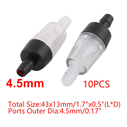 UXCELL Aquarium Air Pump Non-Return Check Valve CO2 Fish Tank One Way Oxygen Pump Hose Tracheal Check Valve Pipe Accessories