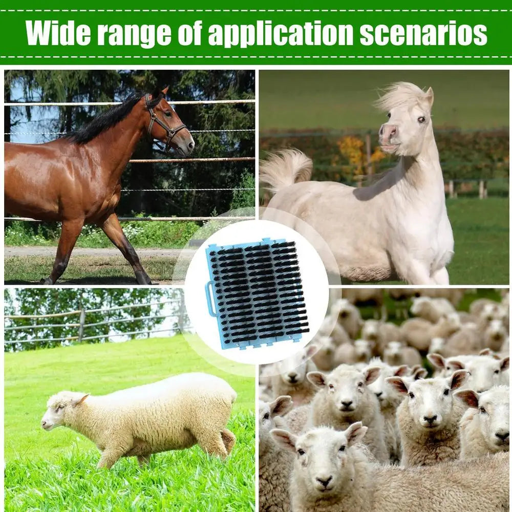 Grooming Brush for Horses Shedding Horse Brush Grooming Tool Itch Relief Grooming Brush Pet Hair Brush Cleaning Tools Cat Dog