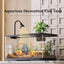 Large Transparent Turtle Tank with Basking Platform High Definition PET+ABS Plastic Anti Drop Aquarium Fish Tank Reptiles Box