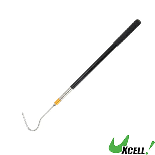 UXCELL Reptiles Amphibians Cleaning Tools Snake Hook Retractable Snake Catcher Snake Stick Snake Grabber Tool Black