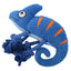Dog Plush Toy Spot Plush Stuffed Molars Bite-resistant Squeaking Sound Chameleon Pet Dog Toys Fleece Squeak Toys