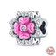 Fit Pandora 925 Original Bracelet 925 Silver Plate Flower Bird Series Charms Beads For Women Fashion DIY Jewelry Gifts Making