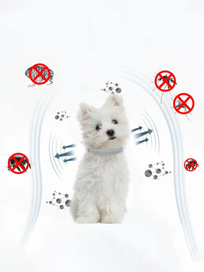 38/70CM Pet Anti Flea Ticks Antiparasitic Dog Cats Collar Protection Retractable Comfortable Breakaway Collars Kittens Large Dog