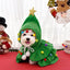 Four Seasons Christmas Pet Clothes Two Color Cloak Pet Fun Cloak Cloak Dog Transformation Holiday Atmosphere Supplies