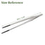 UXCELL Stainless Steel Curved Feeding Tweezers Aquarium Clip Pet Feeding Tools Long Tongs Reptile Forceps Fish Tank 38cm