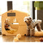 Pet natural birch hairball decoration, kennel wooden house, pet tent shed design