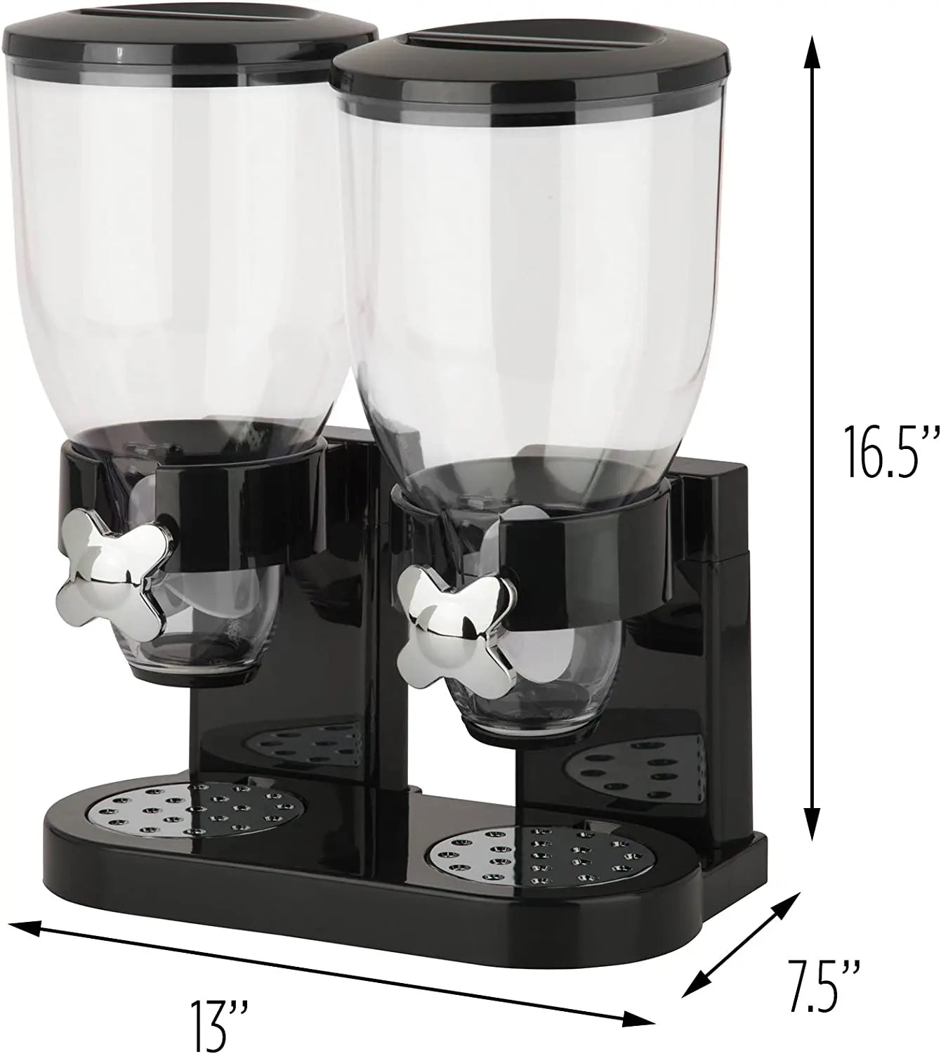 Food Storage Cereal Dispenser Containers Storage Candy Dry Food Container Countertop Rotating Knob for Candy Nuts Rice Granola
