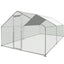 Customized Large Chicken Shed Outdoor Steel Pipe Construction Breeding Shed Duck Shed Simple Large Chicken Cage