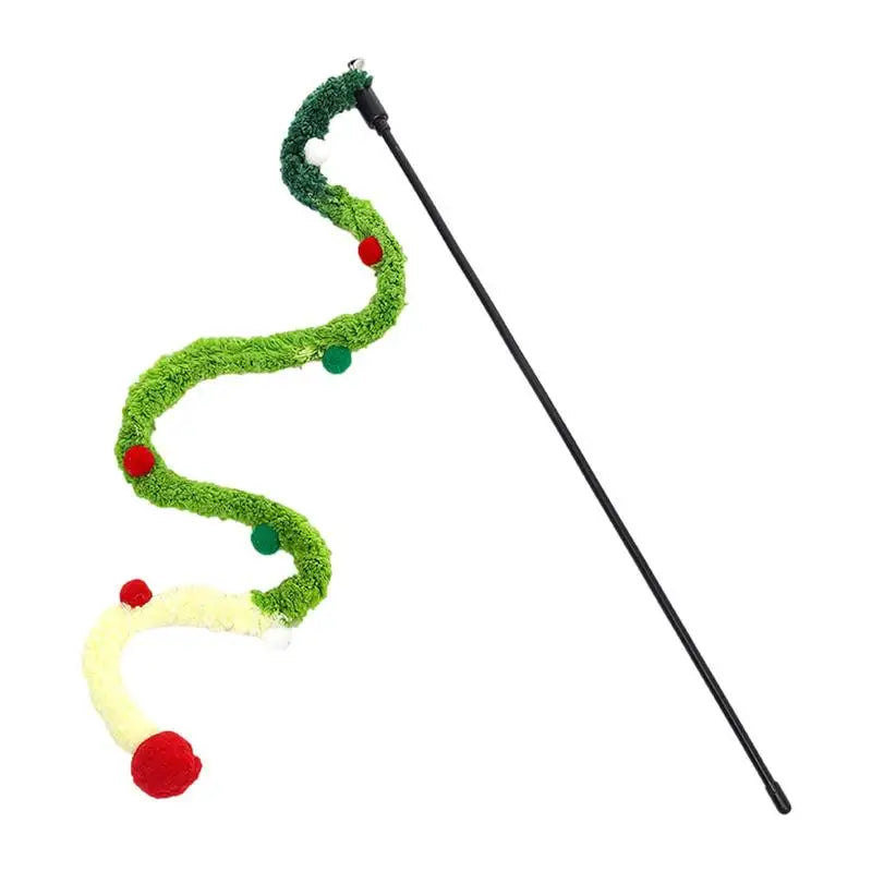 Cat Wand Toys Cat Wand Toys With Bells Cat Teaser Stick With String Toys And Bells Fun Training And Exercises For Indoor Cats
