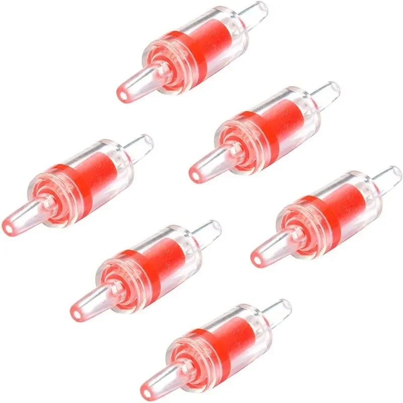 10pcs Aquarium One Way Check Valve CO2 Aquarium Fish Tank Air Pump Check Valve Increasing Pump Hose Accessories acuario