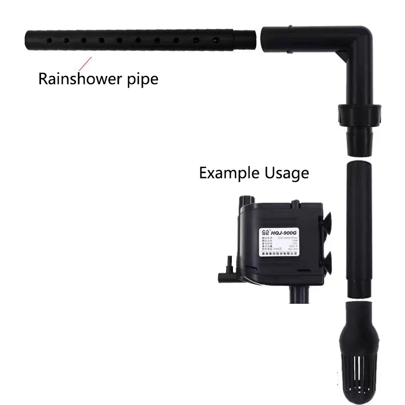 New Aquarium Fish Tank Filter Rain Spray Bar Unit Outflow Pipe Aquarium Accessories Water Fall Filter Connecting Parts Pipes