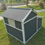 Dog House Outdoor Solid Wood Kennel Outdoor Rain and Sun Protection Dog House Medium and Large Kennel Dog Villa Wooden Pet Nest