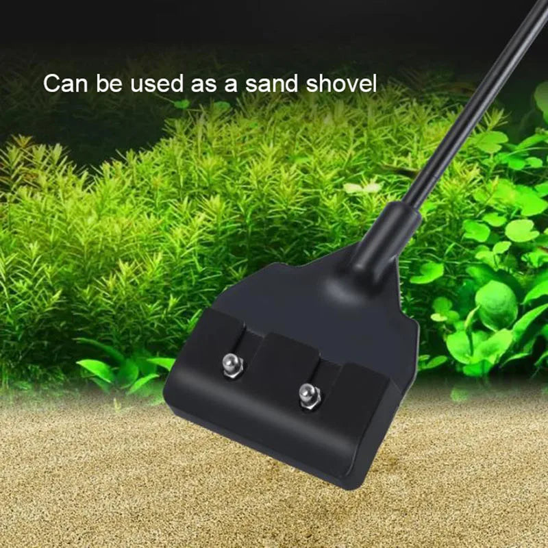 Wide Blade 6cm Light Weight Aquarium Algae Remover Scraper Blade Fish Tank Aquatic Water Plant Grass Cleaning Tools Accessories