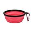 Hot Selling Camping Travel Portable Folding Dog Pet Food Water Bowl