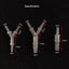 5pcs/lot 4mmY Shaped Plastic Connector 3 Ways Aquarium Fish Tank Air Pump Connector Control Valve Air Pipe Tubes Accessories