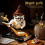 Magical World Owl Doctor Magic Book And Lights Building Blocks Animal Bird Models Assembly Doctoration Toys Kids Christmas Gifts